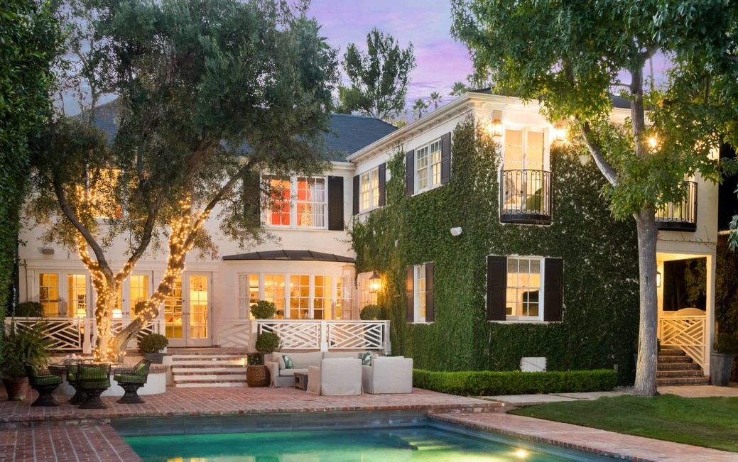 PRIVATE AND GATED SUNSET STRIP TRADITIONAL HOUSE