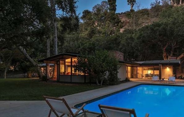 RUSTIC PACIFIC PALISADES MID CENTURY MODERN HOME